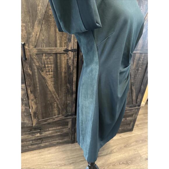 Lauren Ralph Lauren Womens Size 12 Green 3/4 Sleeve Sheath Cocktail Dress - Picture 7 of 12